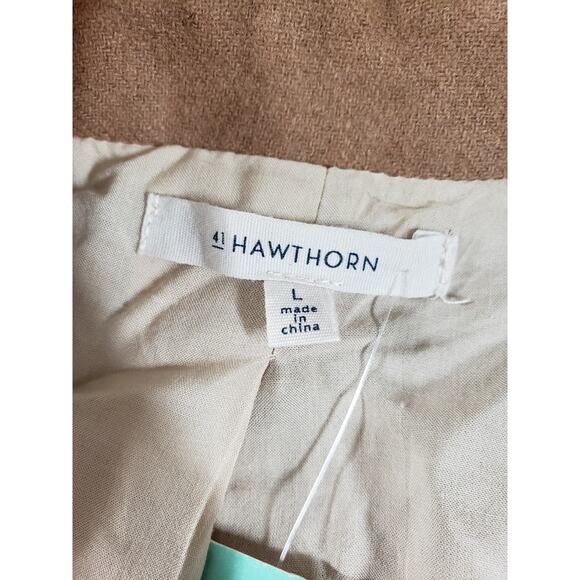 41Hawthorn Blazer Size Large Womens Beige Two Button Elbow Patches Ladies NWT - Picture 5 of 10